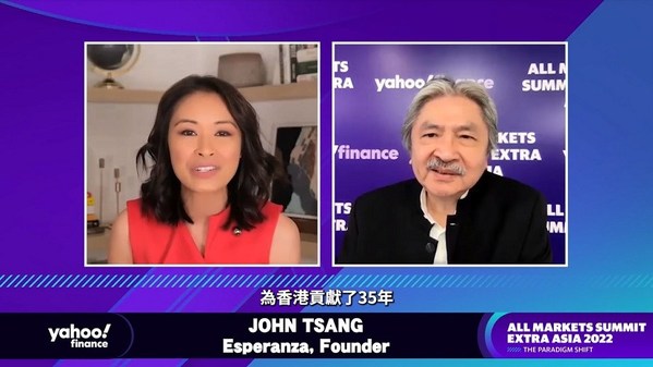 Keynote speaker_John Tsang, former Financial Secretary of Hong Kong SAR and founder of NGO Esperanza