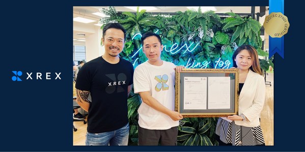 Crypto-fiat exchange XREX successfully acquired ISO/IEC 27001 accreditation